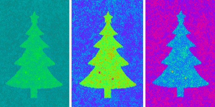 Graphene christmas trees. Illustration: Jie Ji.