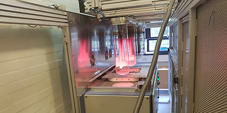 Germanium wafer deformation in progress